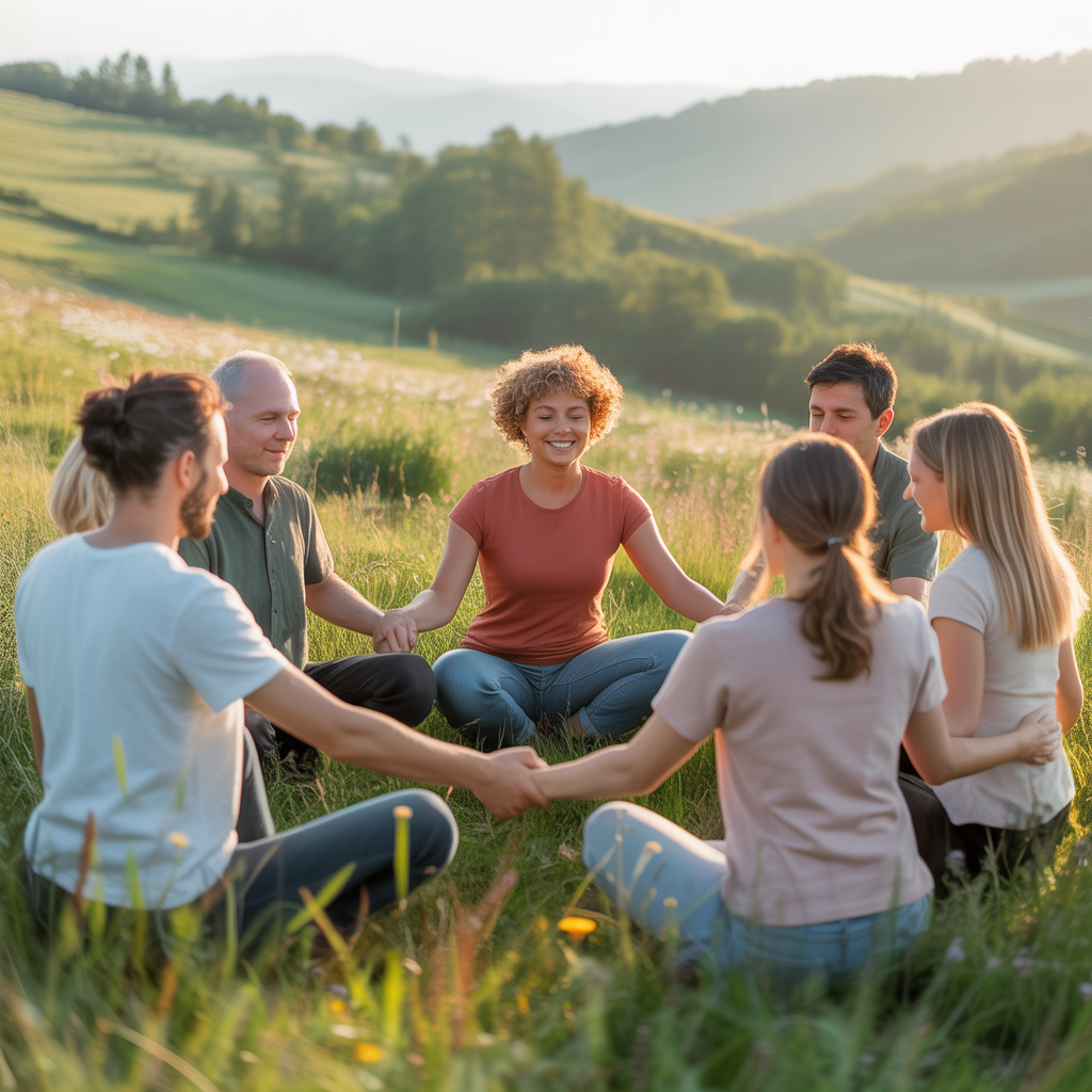 Retraite de développement personnel en nature